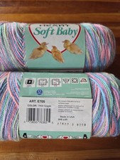Red Heart SOFT BABY Yarn Giggle Multi Color. ...