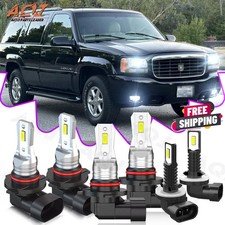 Combo Led Headlights Hilo Fog Light Bulbs Kit For Chevrolet Camaro 1998-2002