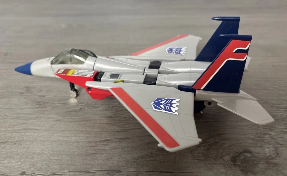 Vintage 1984 G1 Transformers Starscream Figure Pre-Rub Action Figure, Incomplete - Image 3 of 4