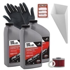 Factory Racing Parts 10W40 3Qt Oil Change Kit For Honda TRX300 TRX350 TRX400 53.32 per gallon