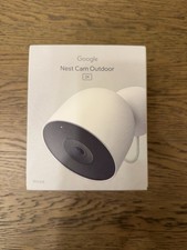 Google Nest Cam Outdoor Wired, 2nd Gen Snow, Model: G7LYP