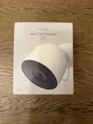 Google Nest Cam Outdoor (Wired, 2nd Gen) Snow, Model: G7LYP
