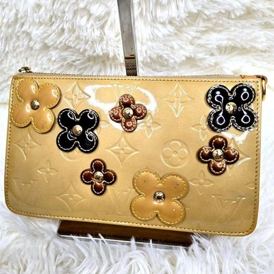 Excellent Condition LOUIS VUITTON Monogram Vernis Flower Lexington From Japan