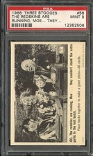 1966 THREE STOOGES #58 THE REDSKINS ARE RUNNING MOE PSA 9 *DS15763 