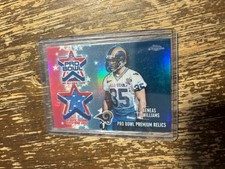 2002 Topps Chrome Aeneas Williams Pro Bowl Jersey Patch Relic Football Card