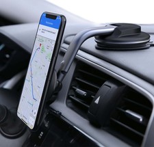 360  Magnetic Car Phone Holder Dashboard Mount For iPhone Android Samsung GPS US