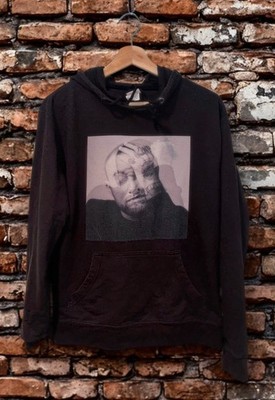 Mac Miller Circles Promo Hoodie Delta Fleece Black Sunfaded Distressed Sz M Rare