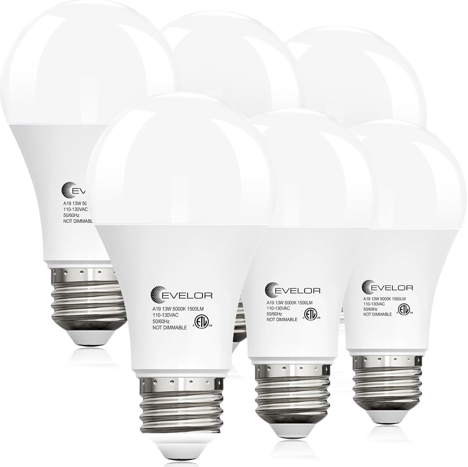 ,100 Watt Equivalent Daylight 5000k Bright Bulbs Effi