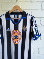 Vintage Adidas Newcastle United 1999/2000 Football Soccer Jersey Shirt Size L