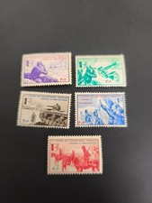 ALBUM#36 TIMBRE FRANCE LVF N 6 7 8 9 10 NEUF* COTE ++