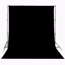 Black Backdrop for Photography Durable Fabric Background Photo Backdrop Video Ph