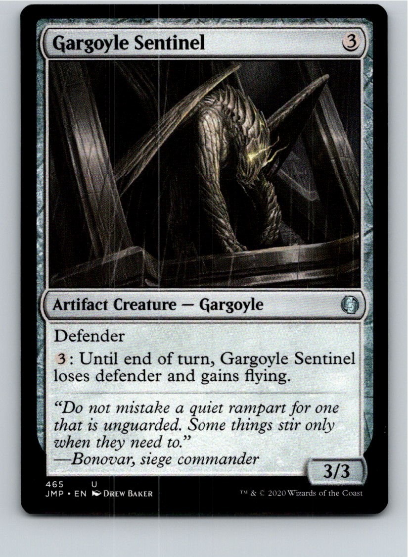 Magic the Gathering Gargoyle Sentinel Jumpstart MTG Free Shipping!
