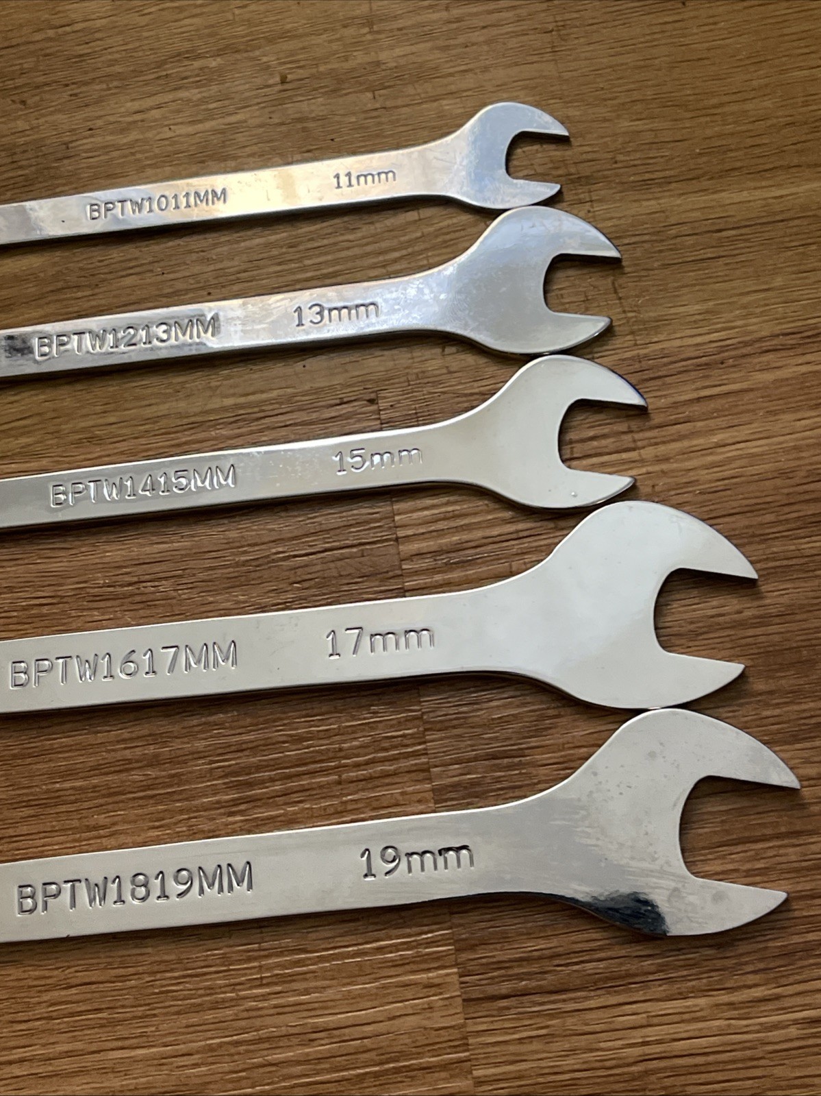 CORNWELL TOOLS BPTW5MST METRIC THIN WALL OPEN END WRENCH SET IN FOAM 10MM - 19MM