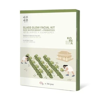 O3 Plus Mijoo Korea Glass Glow Facial Kit Pack of 1 Free Shipping New Skin Care