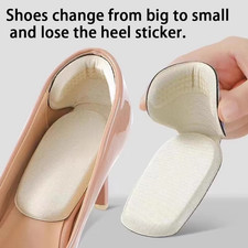 T-Shape Foam Heel Stickers Shoe Insoles Anti Slip Heel Protectors Pads Free Ship