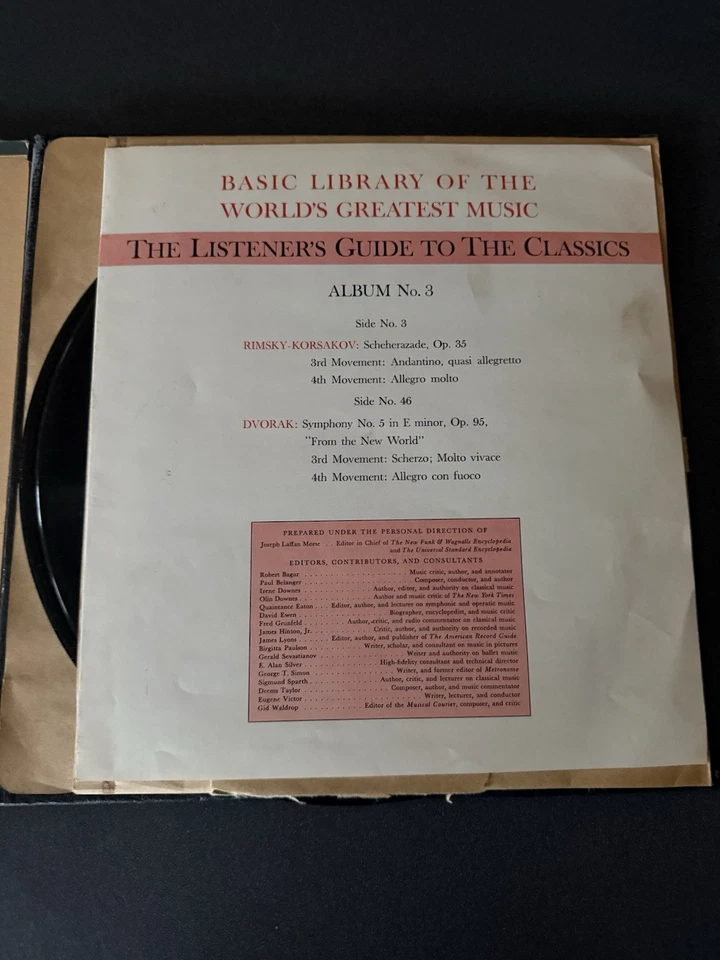 Basic Library of the Worlds Greatest Music Album No.3  (Vinyl Record LP Album) - Image 2 of 4