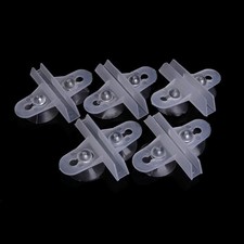 5 Pieces Aquarium Divider Clip with 1.2in Suction Cup Separating Plate Holder