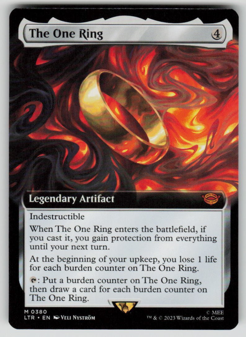 The One Ring (Extended Art) The Lord of the Rings 380 MTG NM | eBay