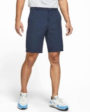 Nike Mens Dri-Fit Golf Shorts in Obsidian, Different, Navy , Size 35