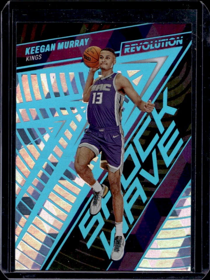 2022-23 Panini Revolution Keegan Murray Shock Wave Cubic Rookie RC #37/50 Kings