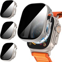 HüLle FüR Apple Watch Ultra 49Mm SchutzhüLle Anti Spy Rundum Schutz Case