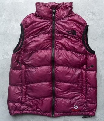 The North Face Summit Series Womens Down Gilet Vest Burgundy Size Medium (Asian)