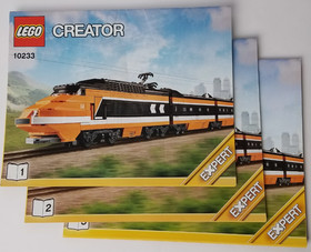 Lego 10233 Horizon Express Orange Black Train 100% Complete Creator Expert Set