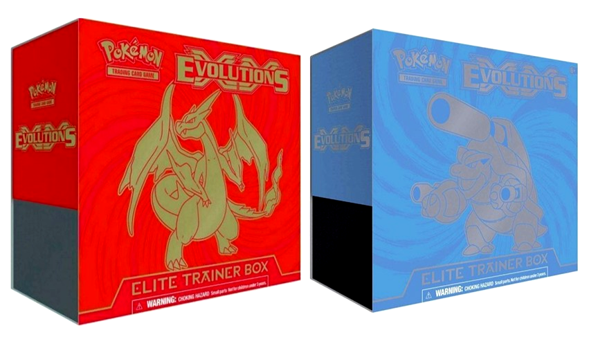 2 Pokemon TCG XY Evolutions Elite Trainer Box Lot Charizard