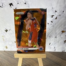 Panini 2024-25 Prizm Orange Ice Prizm Rookie Kyshawn George #257 orange ice 