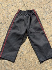 Vintage McKids 2T Pants Sears Black Red Piping McDonald's Uniform Kids 80s 90s