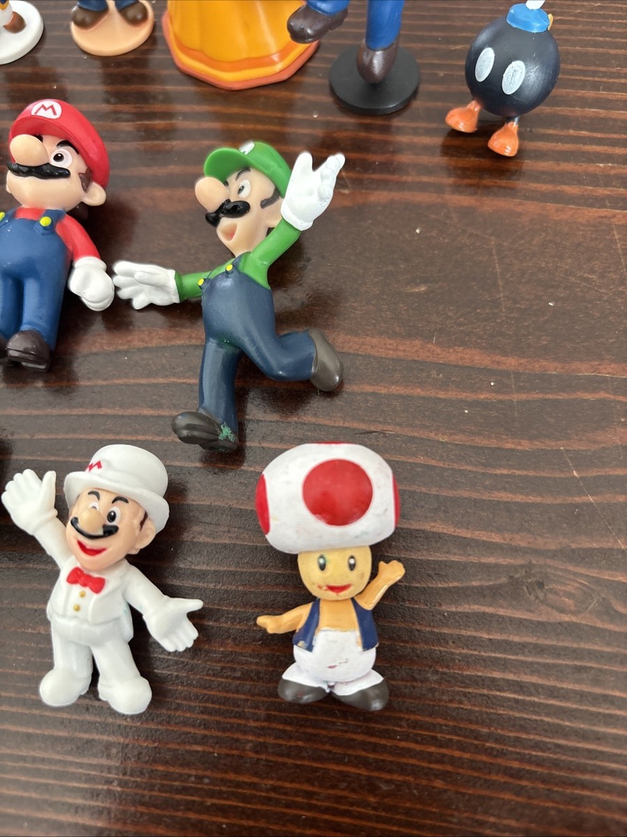 2007 SUPER MARIO BROTHERS NINTENDO MINI FIGURES LOT OF 16 | eBay