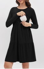 SIZE XL NURSING BREAST FEEDING DRESS~BEARSLAND~MATERNITY~NEW