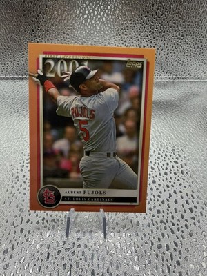 2022 Topps x Aaron Judge Albert Pujols Orange Parallel /5 #36 Cardinals SSP