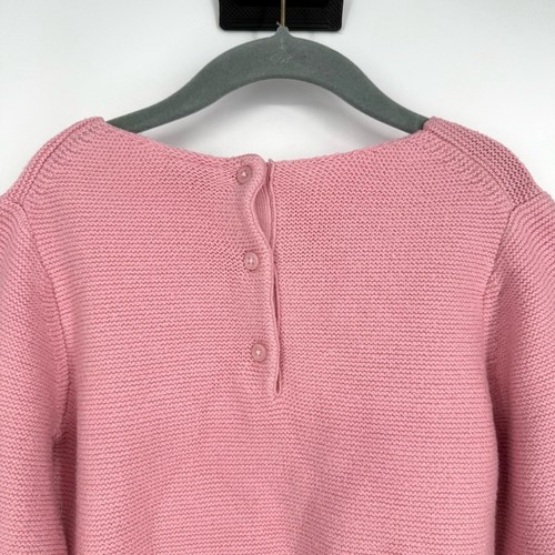 Janie and Jack Girl's Pink Bishop Sleeve Sweater Size 7 - Picture 5 of 6