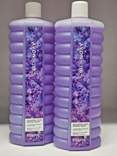 SET 2 PEZZI BAGNOSCHIUMA  Avon Lavender Calm Senses Fiori di lavanda e muschio