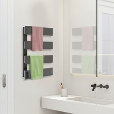 Aluminum Alloy Wall-mounted Towel Heater Electric Towel Warmer Large Capacity