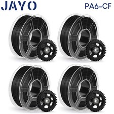 JAYO 4 1KG Black PA6-CF Nylon Carbon Fiber Filament 1.75mm High Strength 209 C