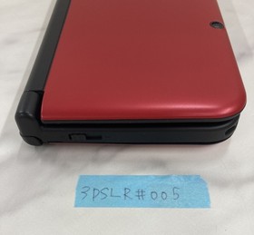 Used Red Black Nintendo 3DS XL Console only Tested | US Shipping | 3DSLR#005
