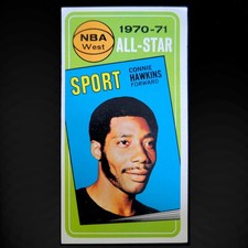 Connie Hawkins 1970-71 Topps All Star NBA West Basketball Card #109