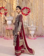 Pakistani Salwar Kameez Ready To Wear Dress 3 Piece Suit Wedding Party Bollywood