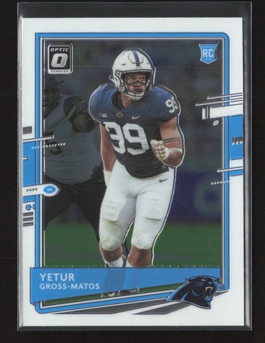 2020 Donruss optischer Yetur Grossmatos RC #113 Carolina Panther