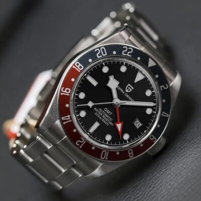 PAGANI DESIGN New GMT Mens Watches Mechanical Luxury Automatic Sapphire Sports