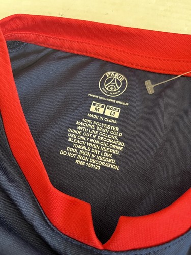 NWT Paris Saint Germain FC Official Soccer Traing Shirt/Jersey Mens Size Medium - Picture 12 of 16