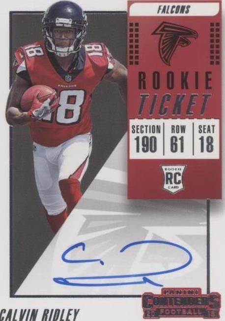 2018 Panini Contenders Calvin Ridley #109 - 1 of 2