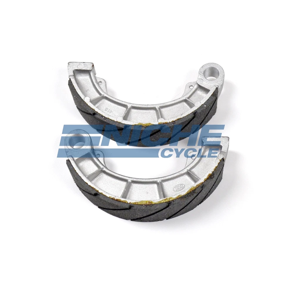 Zapatas de freno traseras ranuradas para Honda CX500 CX 500 D Deluxe 79-81 Foto 2 de 2