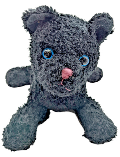 Black Kookey Puppy Dog Unlock The Fun 10" Plush Stuffed Animal