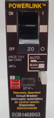 Schneider Electric Powerlink ECB14020G3 Circuit Breaker 20A 277V 1P Type ECB-G3 - Picture 3 of 12