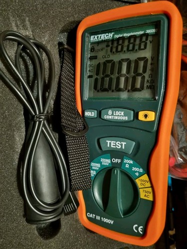EXTECH 380260 Autoranging Digital Megohmmeter Insulation. Brand New - Picture 4 of 6