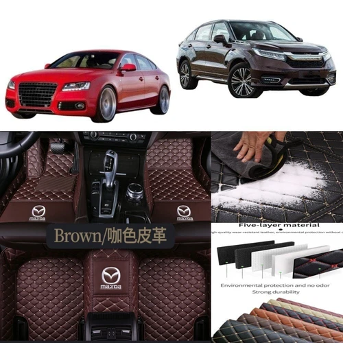 For Mazda All Models Car Floor Mats Anti-slip Luxury Custom Carpets Waterproof - Picture 31 of 43