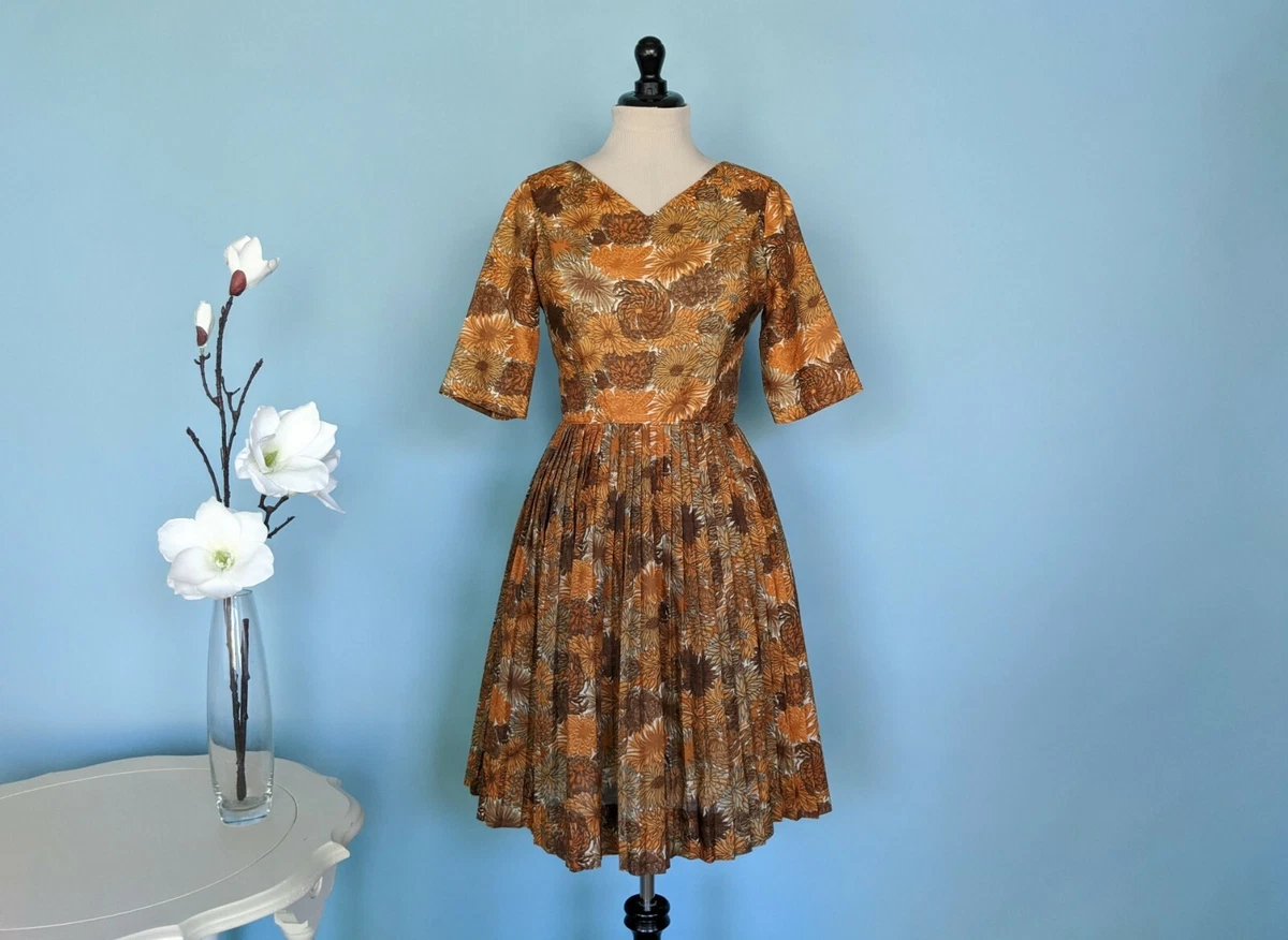 brown swirl print dress Carla Maxi Dress main image 1